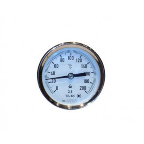 Термометр біметалічний осьовий ТБ 63-50 (0...+ 120 °С)