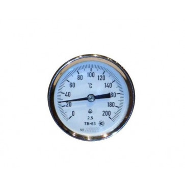Thermometer bimetallic axial TB 63-150