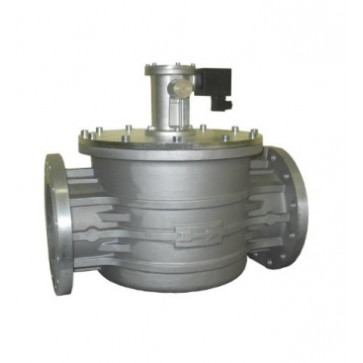 Solenoid valve gas flange MADAS M16/RM NC DN 200 (manual cocking)