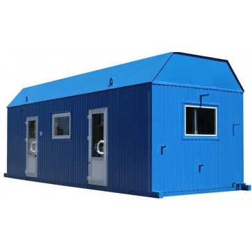 Modular transportable boiler plant MTKU-1.4G(P) with utility rooms with a capacity of 1.4 MW
