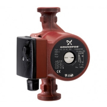 Circulation pump for Grundfos UPS 25-40 180 heating system