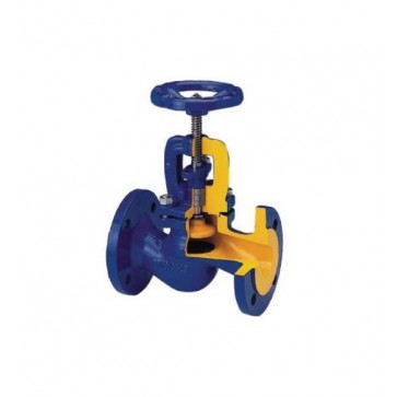 Flanged shut-off valve ZETKAMA 215 DN20 (stuffing box)