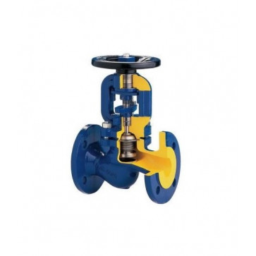 Flanged shut-off valve ZETKAMA 234 DN80 (bellows)