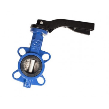 Butterfly butterfly valve with cast iron disc ZETKAMA DN65
