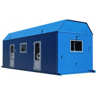 Modular transportable boiler plant MTKU-1.4G(P) with utility rooms with a capacity of 1.4 MW