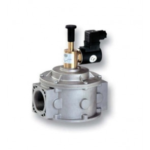 Solenoid gas valve MADAS M16/RM NA DN 32-DN 200 (manual cocking), 0.5 bar