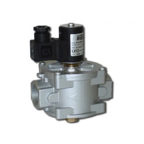 Solenoid gas valve MADAS M16/RM NC DN 32-DN 200 (manual cocking), 0.5 bar